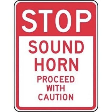 Accuform FACILITY TRAFFIC SIGN STOP  FRR245DP FRR245DP